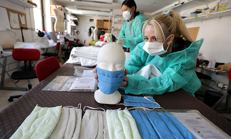 Top French fashion brands start making free masks for health workers