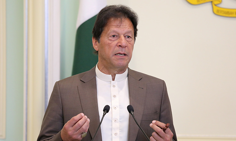 Pakistan PM slams India on Kashmir anniversary