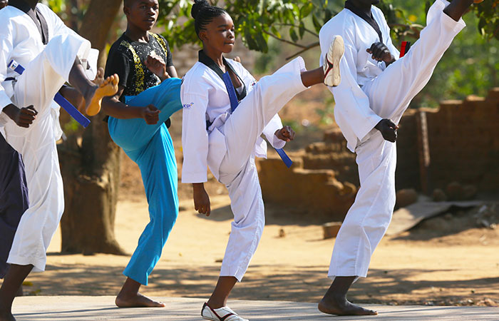 Zimbabwean girl uses taekwondo to fight ills of early marriage