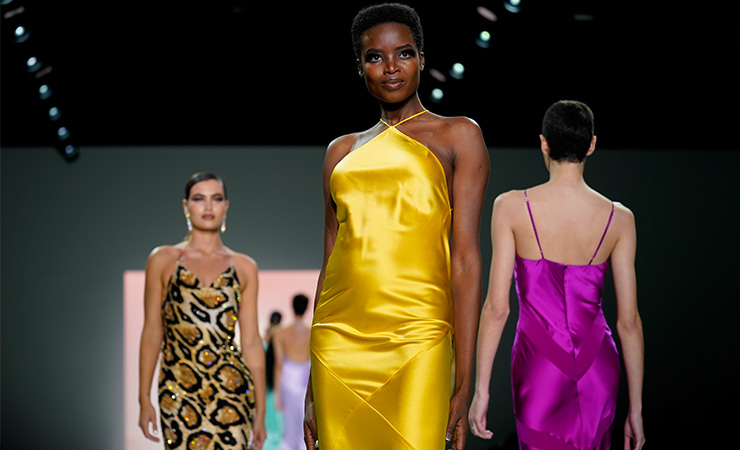 Model legends walk Sergio Hudson's NY Fashion Week runway