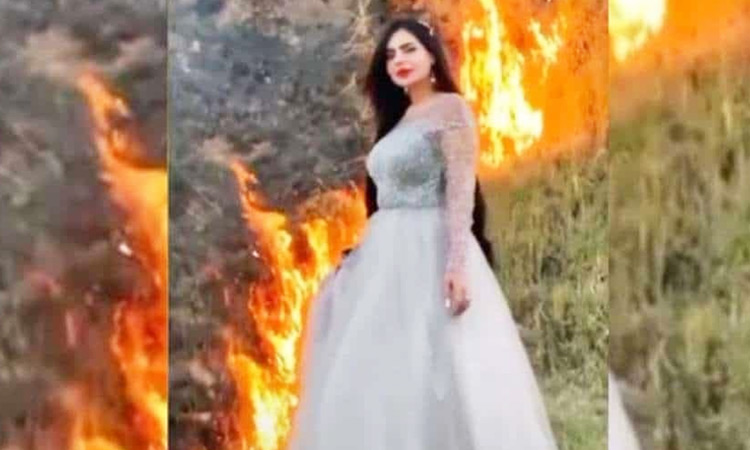 VIDEO: Pakistan TikTok star faces backlash over forest fire video