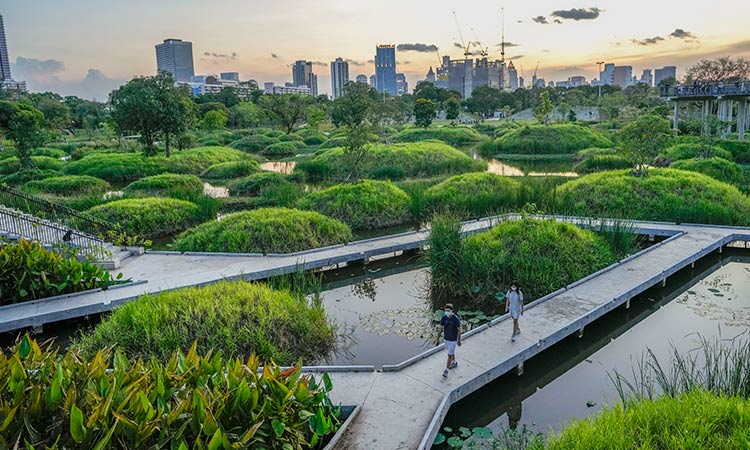 New park in central Bangkok gives Thais needed green space