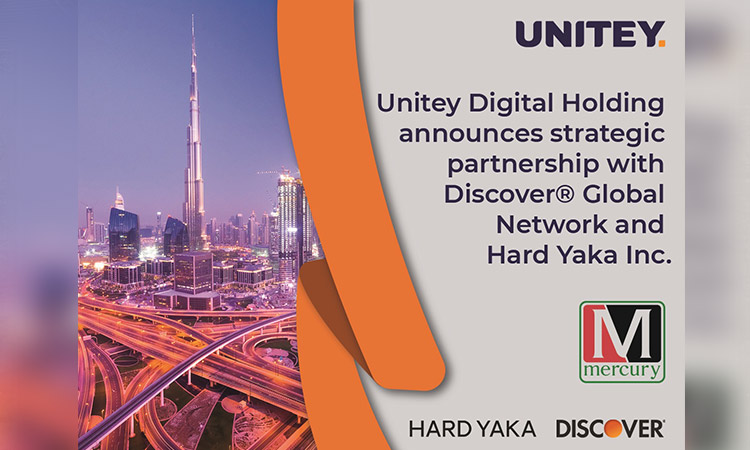 Unitey Digital Holding announces strategic partnership with Discover® Global Network and Hard Yaka Inc.