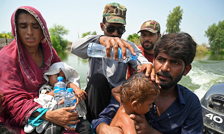 'A matter of honour': Women forced to stay in flooded Pakistan village