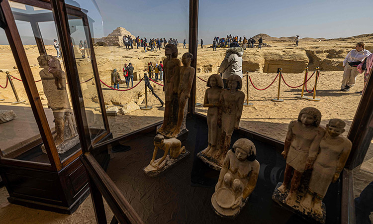 Egypt unveils ancient 'secret keeper' tomb, golden mummy