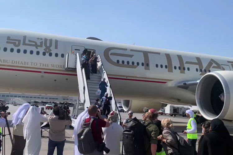 VIDEO: Third batch of wounded Palestinians from Gaza arrives for treatment in Abu Dhabi