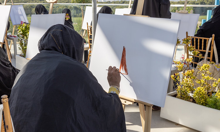 Art event showers inexhaustible love on senior citizens in Ajman