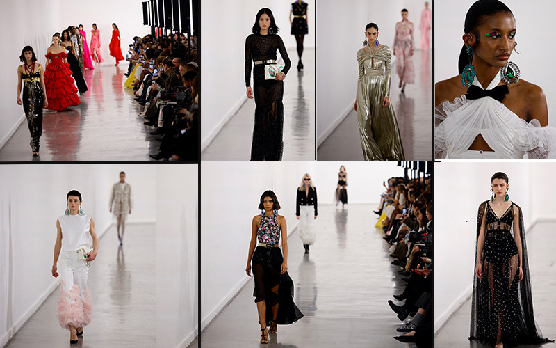 Giambattista Valli fills fall runway show with tweeds at Paris fashion Week