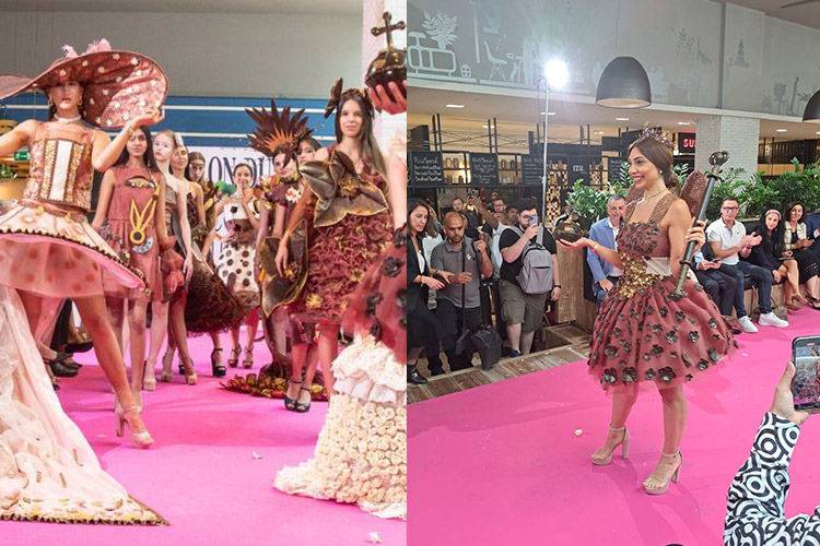 VIDEO: Melting point: Models walk the ramp in dresses made of chocolate in Dubai 