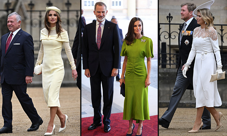 Foreign Royals bring colourful fashion to London coronation