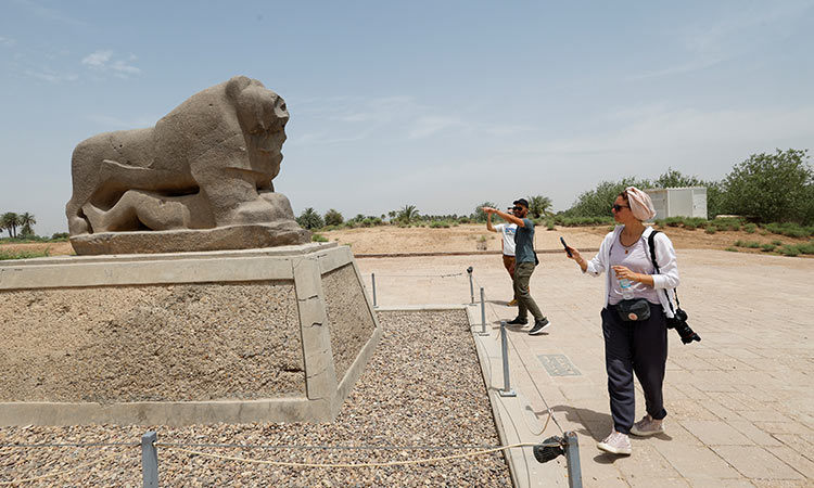 Iraq's ancient sites, fragile stability spur new trickle of tourists