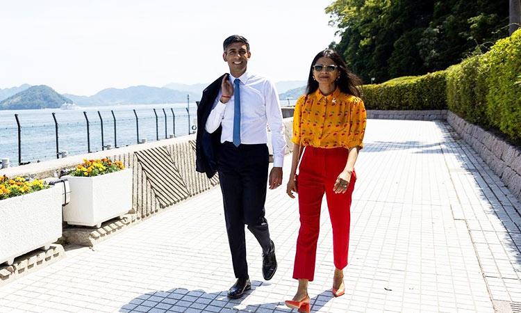 Rishi Sunak’s wife Akshata Murty named Britain’s best dressed by Tatler