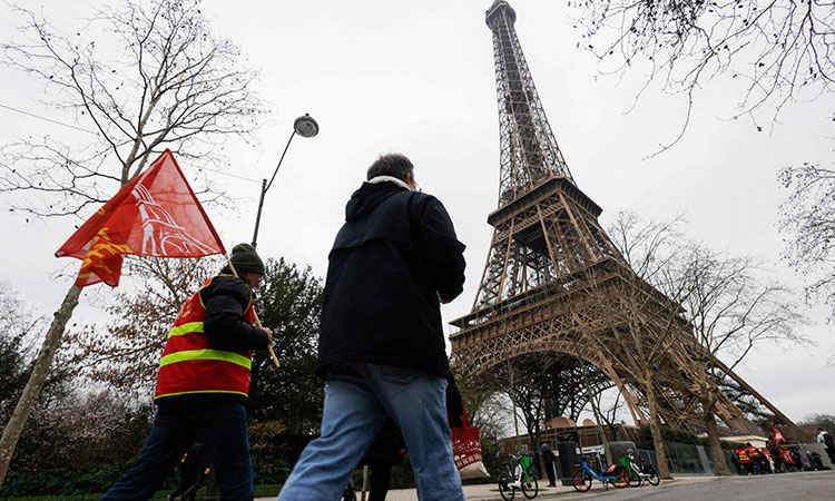 Eiffel Tower closed again as staff extend strike