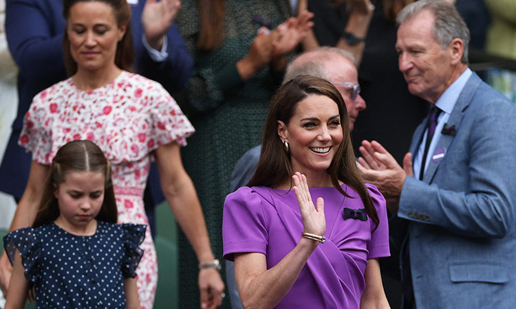 Kate Middleton gets standing ovation at Wimbledon final 