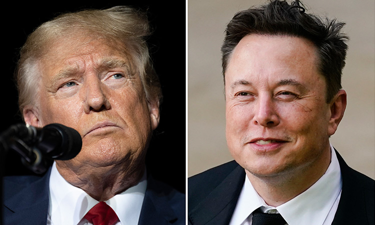 Trump holds meandering live 'chat' with backer Musk, after delay