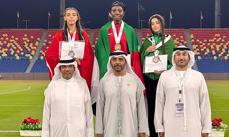 UAE sprinter Maryam Karim claims gold at Arab Junior Athletics Championship