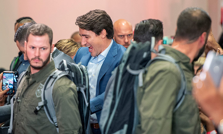 Trudeau wears protective vest after unspecified threat