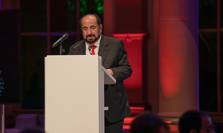 Sheikh Sultan launches German edition of 'Bibi Fatima' book 