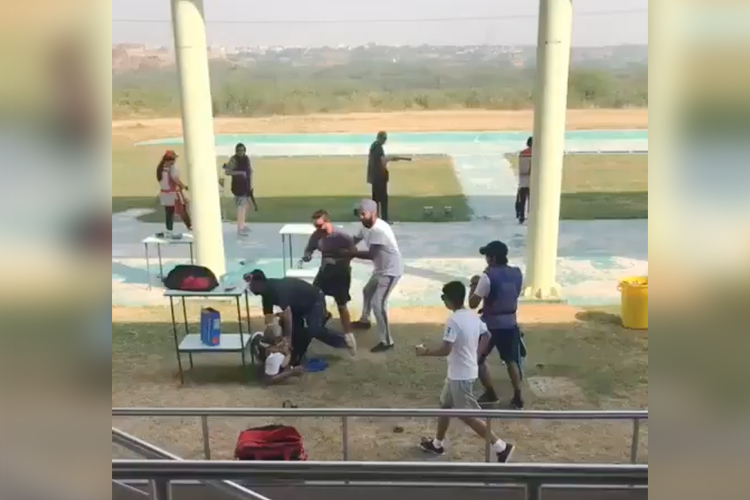 VIDEO: Shooters indulge in ugly scuffle at Delhi’s iconic shooting range