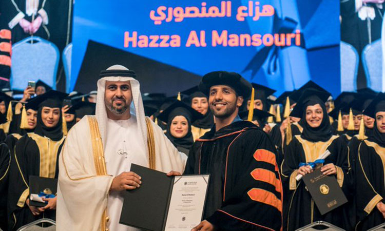 Hazzaa receives honorary doctorate from Khalifa University