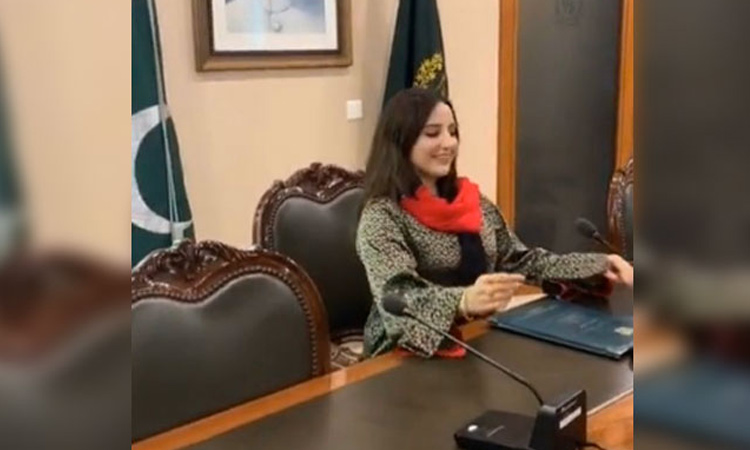 TikTok star Hareem Shah’s video inside Foreign Office stirs controversy in Pakistan