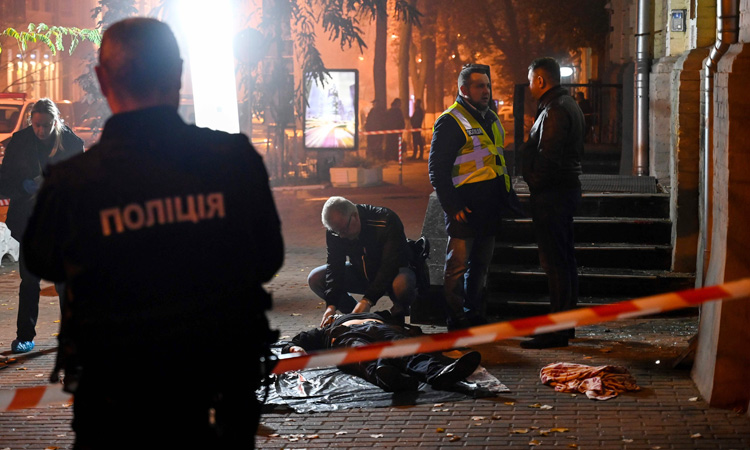 Grenade blast in Kiev kills two: Police