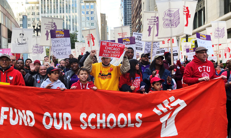 Chicago teachers’ strike enters 10th school day