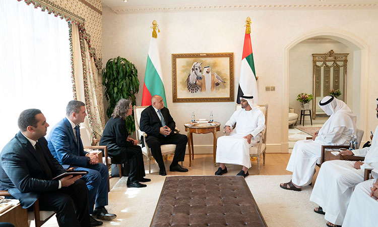 Mohamed Bin Zayed, Bulgarian PM review growing cooperation