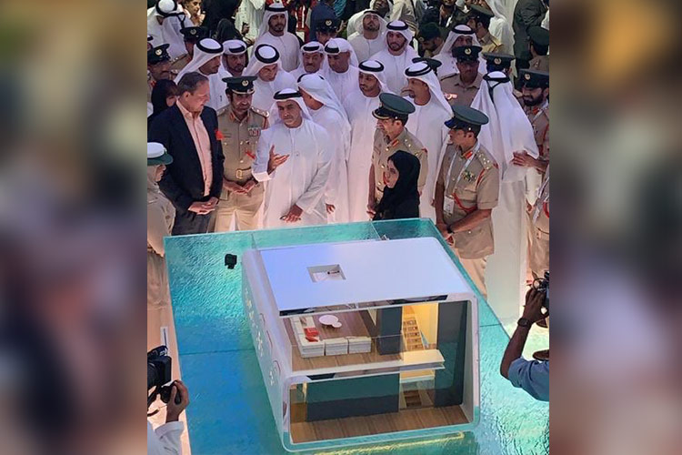 Dubai unveils world’s first floating police station