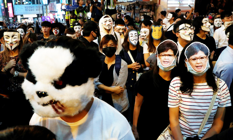 Hong Kong braces for mass rally over weekend after Halloween clashes