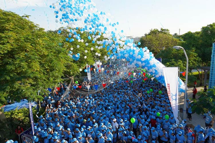 VIDEO: Thousands of UAE residents walk to raise Diabetes awareness