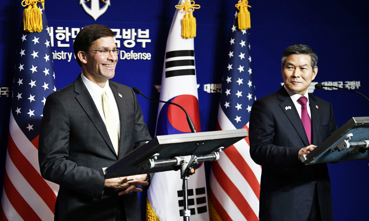 Esper says South Korea wealthy enough to pay more for US troops