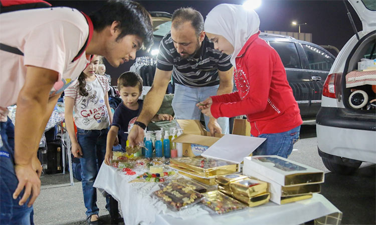 Outstanding turnout for car boot sale in Ajman