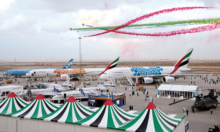 Dubai Airshow 2021 welcomes public to watch daily flying display from Skyview grandstand