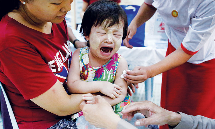 Measles cases reported from across world