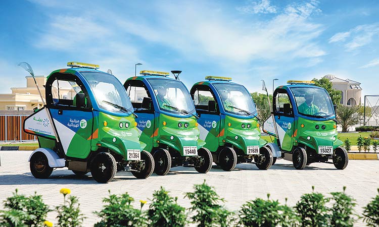 Sharjah rolls out new electrict mobile waste collectors