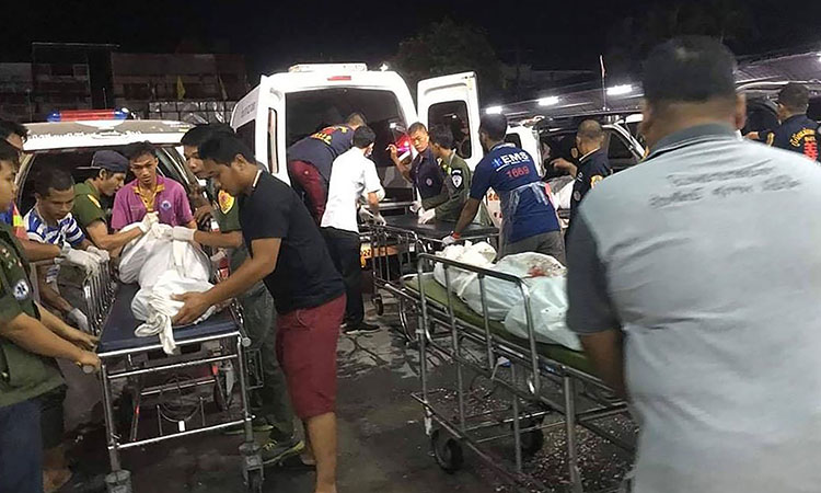 Gunmen kill 15 in southern Thailand's worst attack in years