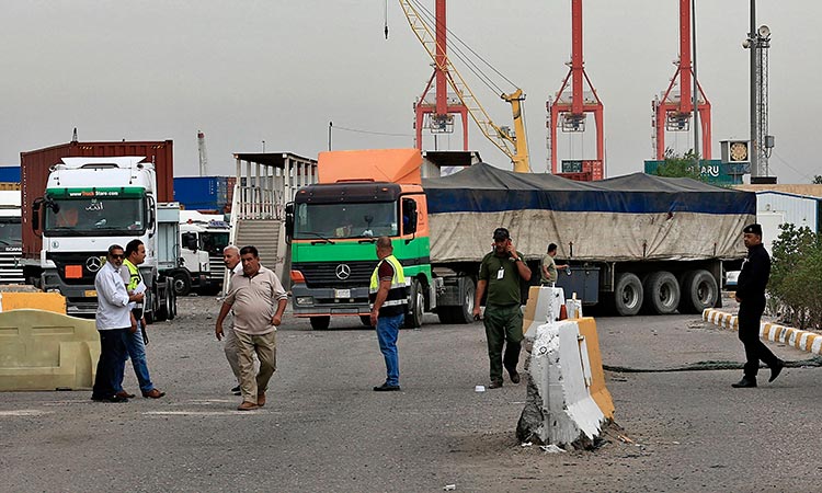 Protesters block entrance to Iraq’s Umm Qasr port