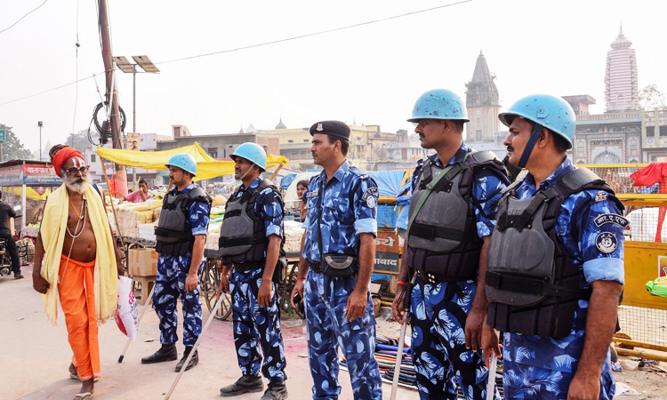 India ramps up security ahead of verdict on contested religious site