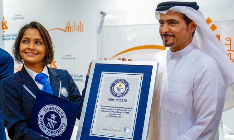 Sharjah Book Authority scripts world record