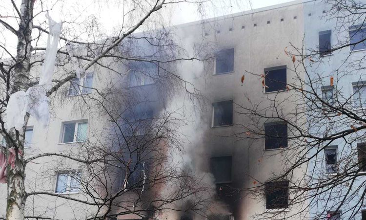 One dead, many injured in German apartment block blast