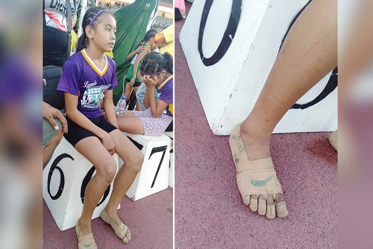 Bare feet 11-year-old athlete wins 3 gold medals, Twitter hails her