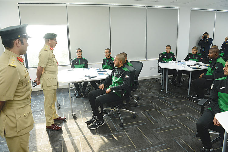 Military service cadets train for Expo ’20