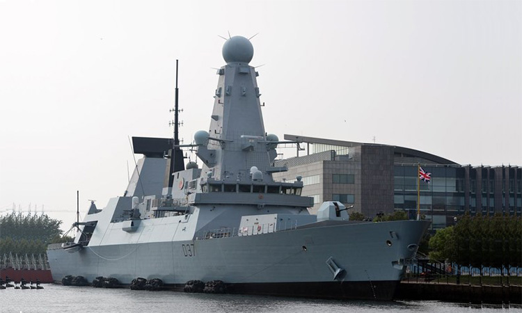 British warship scrambles to respond to Russian vessel moving into Channel