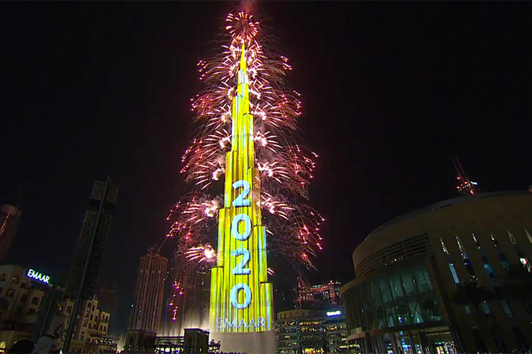 VIDEO: UAE ushers in another glorious year as world welcomes 2020