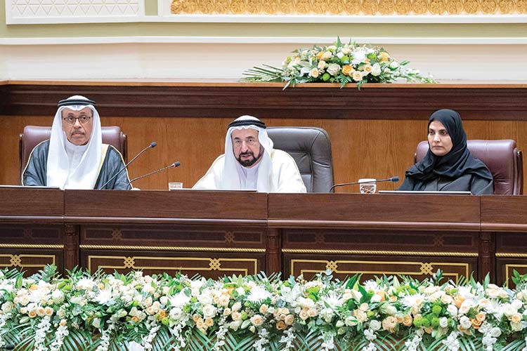 Sheikh Sultan   opens SCC’s   first session