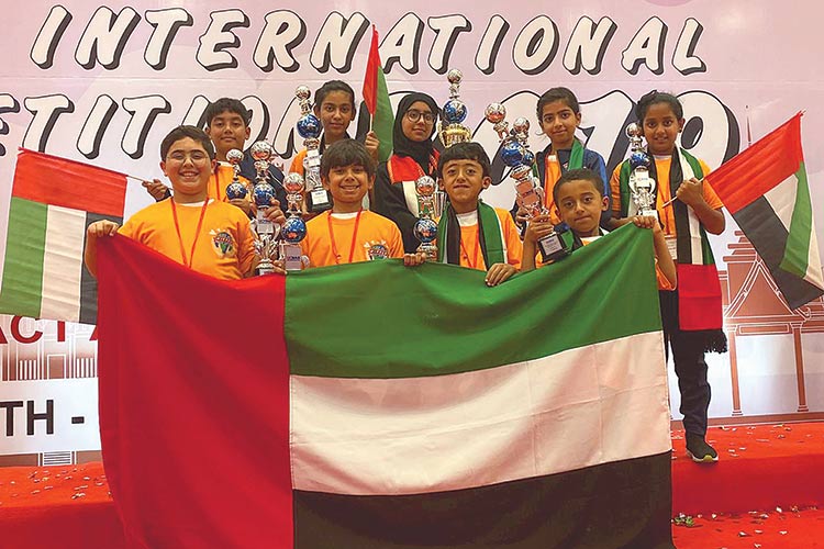 Emirati students bring glory to country