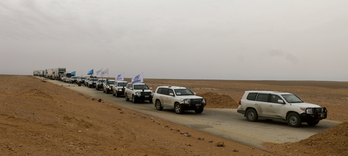 UN aid convoy reaches 40,000 Syrians