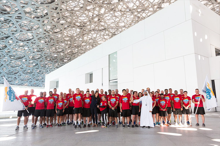 Special Olympics Torch relay at Louvre Abu Dhabi 