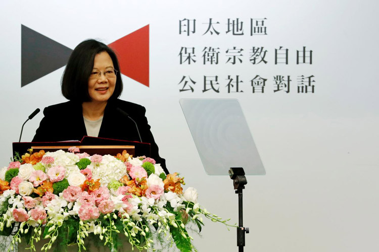 Taiwan president to visit Hawaii amid China pressure